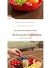 High Transparency Thickened Fruit and Nut Display Plate for Living Room
