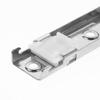 6Pcs Stainless Steel Curtain Track Brackets Ceiling Mounted Double Rail for Window Treatments Room Dividers Commercial
