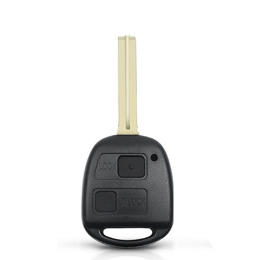 KEYYOU Remote Car Key Fob Case Shell For Toyota Camry Rav4 Corolla Prado Yaris Tarago Cruiser Land For LEXUS GX470 LS200 LS300