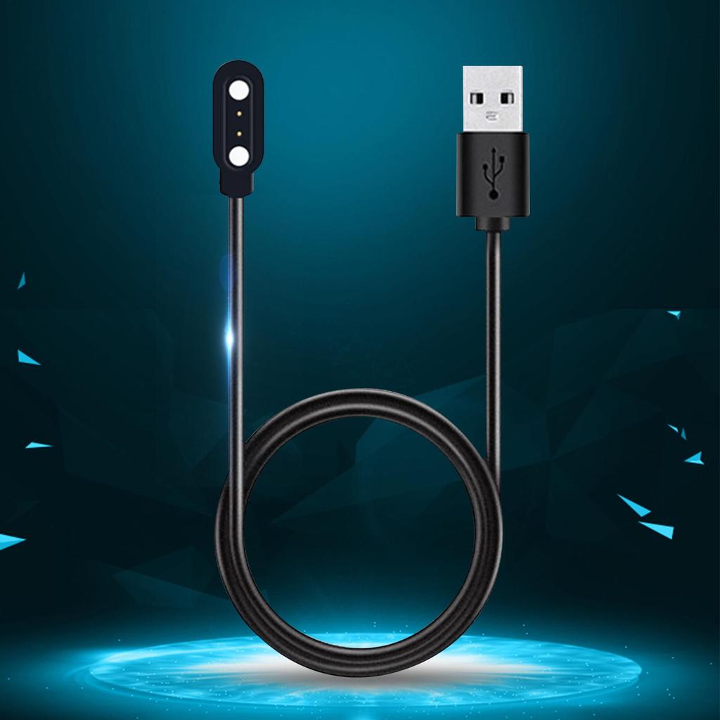 Magnetic Replacement Charging Cable For Mi Bro Air Smartwatch, Portable USB Charger Cord, Fast Charging Dock Accessory Black