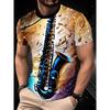 Men's Casual Sport 3D Print Pattern T-shirt