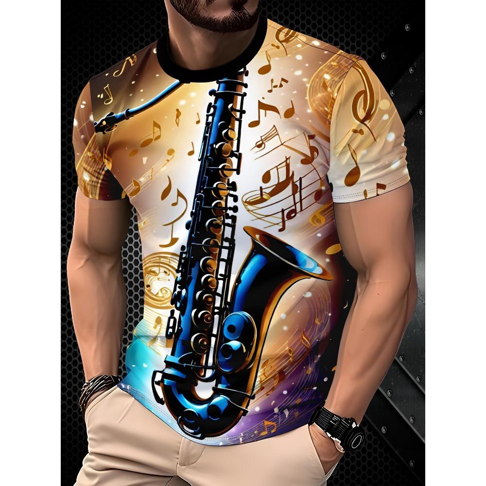 Men s Casual Sport 3D Print Pattern T-shirt S