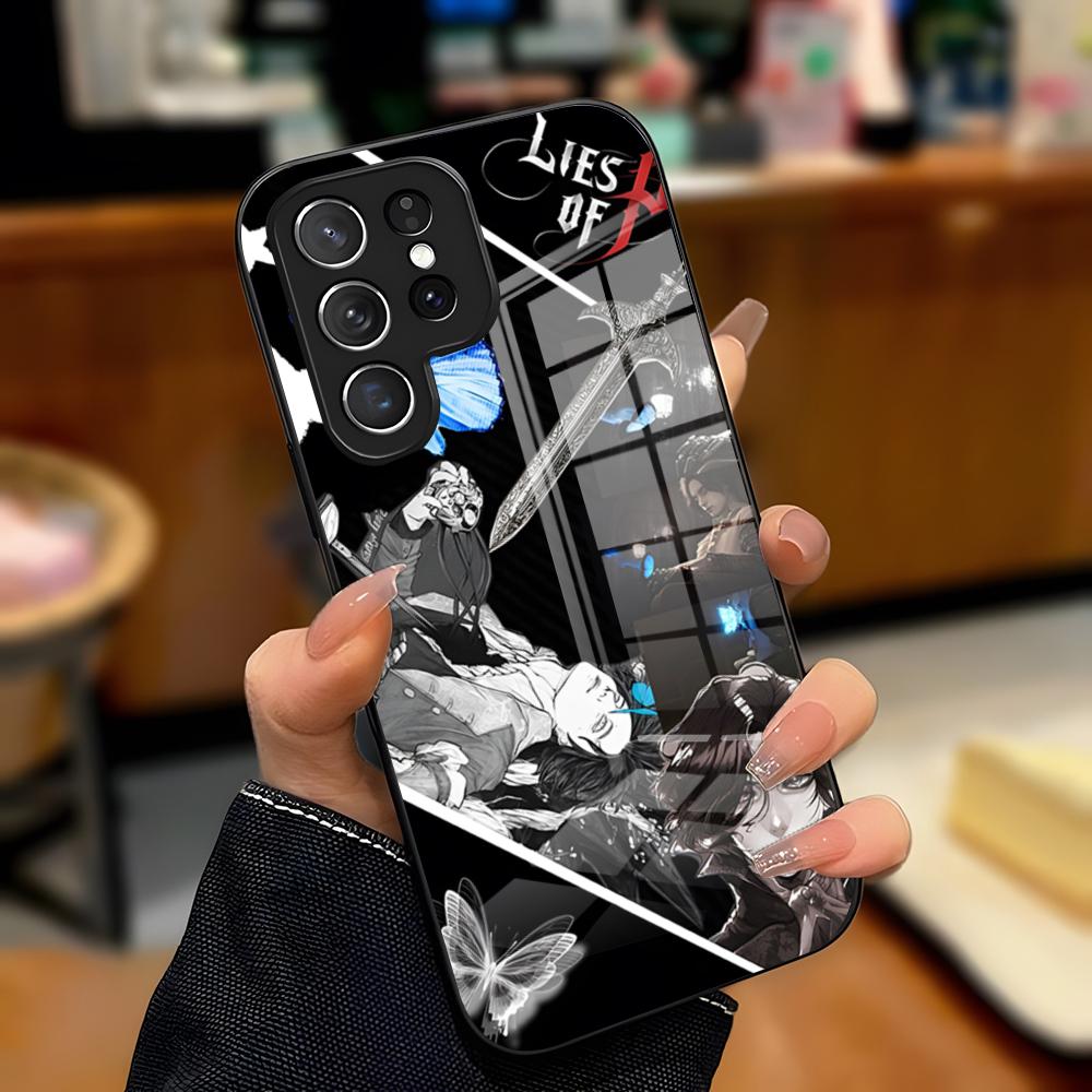 

G-Game Lies Of P Phone Case For Samsung S26 S25 Plus S20 S20 Plus S22 Ultra S23 FE S21 Plus S21 Ultra Glass Cover Samsung S22