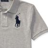 Polo Ralph Lauren Kids SS22 Logo Digital Embroidery Cotton Short Sleeve Polo Shirt Kids tops Gray CWPOKNIYN820131-050