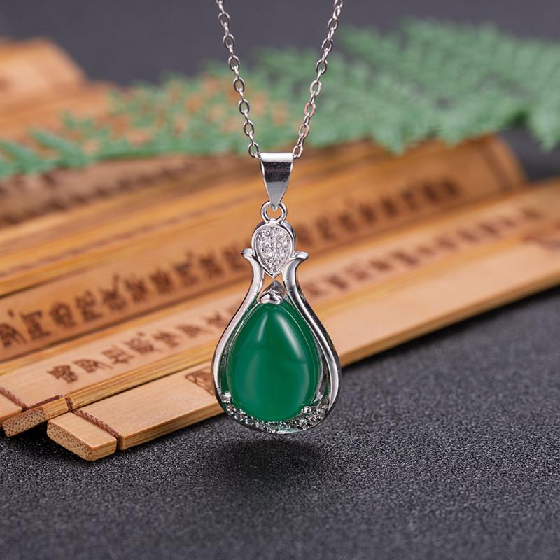 Lindon Damen-Halskette mit Anhänger, Kupferlegierung, Zirkon, modisches Geschenk