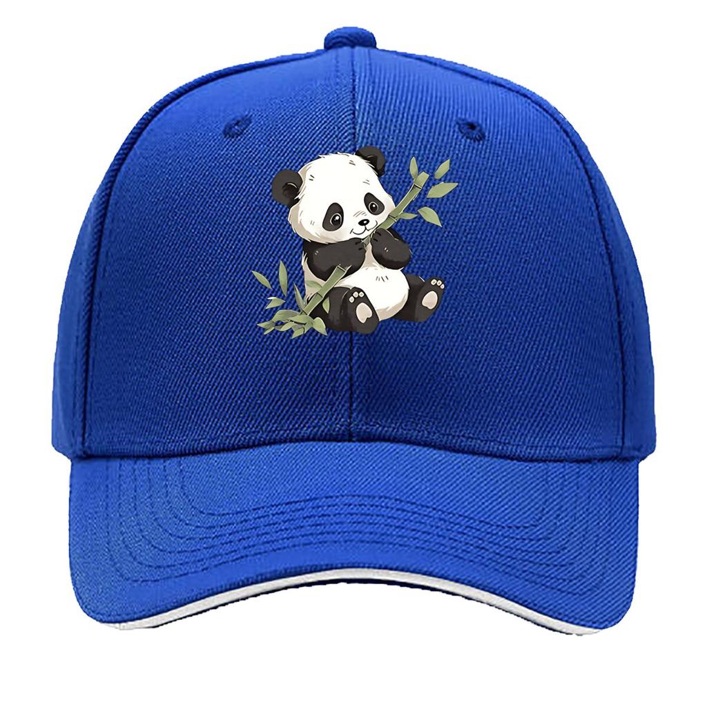 Unisexs Vintage Panda Print Lettering Retro Baseball Cap Lightweight Adjustable Hat Suitable for C Sandwich Baseball Cap