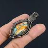 Spiny Oyster Handmade Gemstone Pendant, 999 Copper Wire Wrapped Pendant Designer Jewelry, For Anniversary Gift
