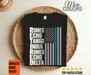Retired Phonetic Alphabet T-Shirt, Thin Blue Line Flag Tee, Police Officer Retirement Gift, Law Enforcement Design, First Responder Farewell
