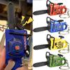 Rote Kettensäge Schlüsselanhänger Stressabbau Spielzeug Für Schlüssel Rucksack Tasche Realistisches Geräusch Mini Kettensäge Spielzeug Lustiges Geschenk Gadget Schlüsselanhänger Kette