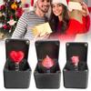 Rose Heart Surprise Gift Box 3d Printed Plastic Toy Decoration Festivals Gifts