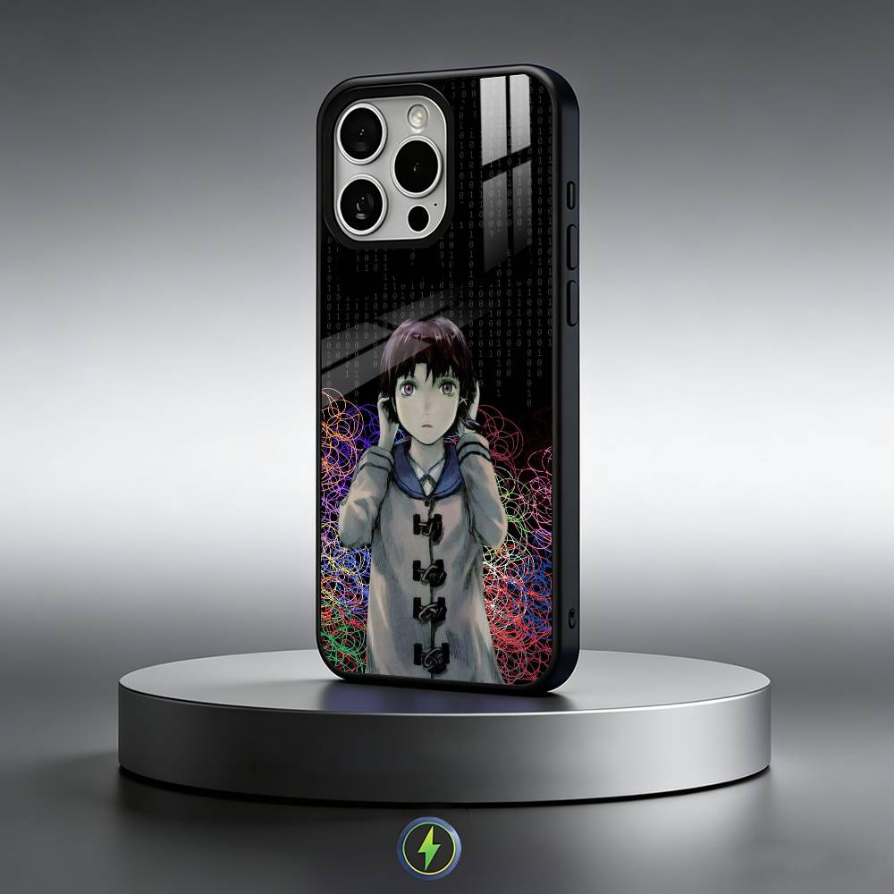 S-Serial Experiments L-Lain Phone Case For iPhone17,16,15,14,13,12,11 Plus,Pro Max Magnetic For Magsafe Wireless Charging