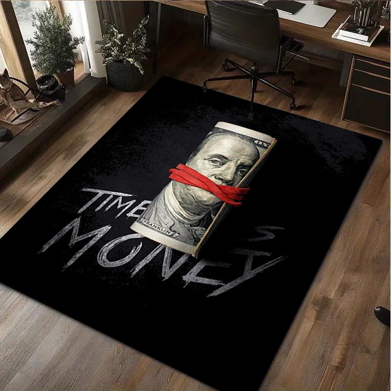 Money Rug - Home carpet Office Decorative Carpet For Living Room Bedroom Door Mat Floor Rug Computer Chair Area Rug