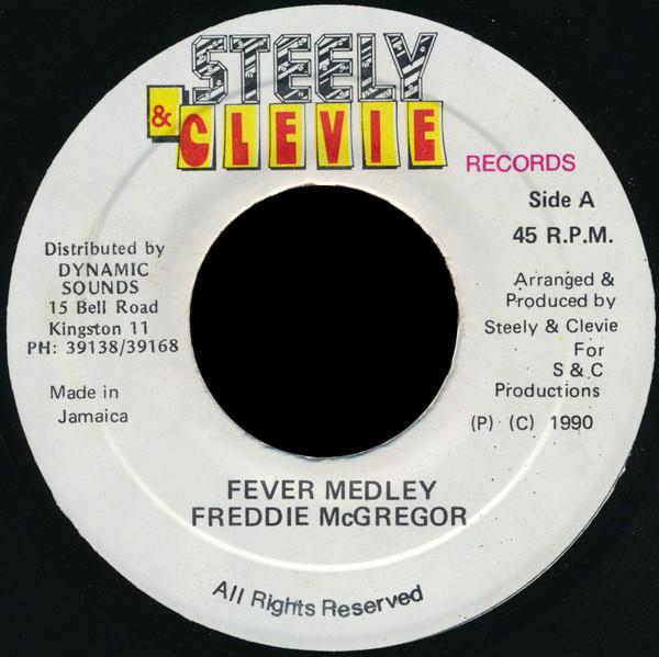 

7inch Record FREDDIE MCGREGOR - Fever Medley NONE Steely & Clevie 1990 Jamaica Reggae, Ska & Dub Used