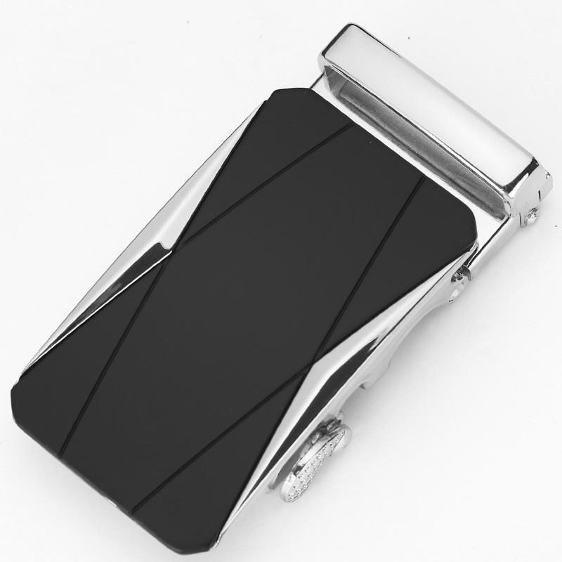 Mens Fashionable 35cm Automatic Buckle Waist Belt Durable Metal Design For Business Casual Or