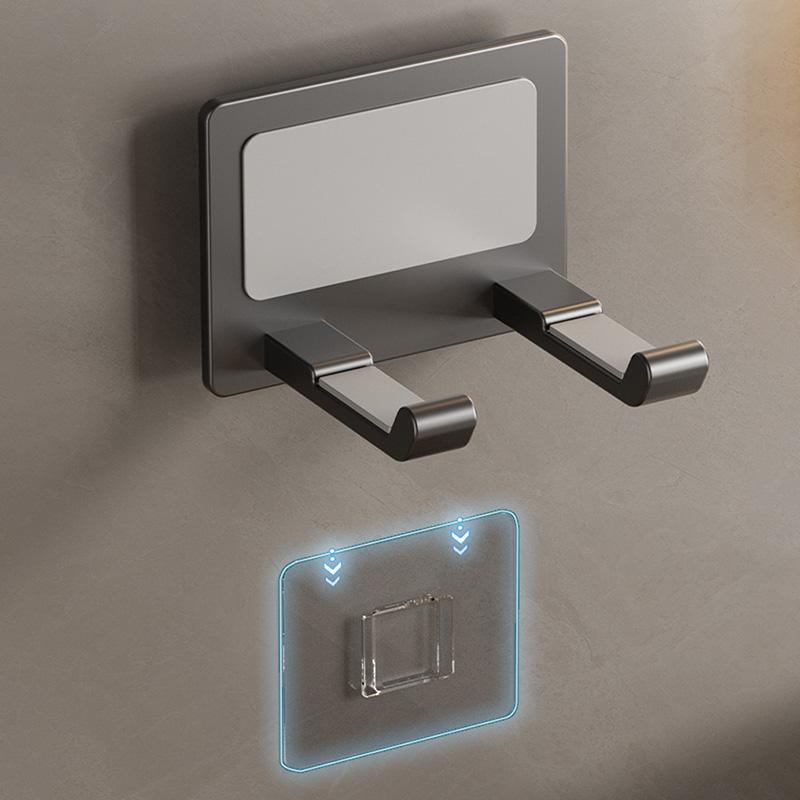 Aluminiowy Uchwyt na Suszarkę do Włosów Montowany na Ścianie Samoprzylepny Bez Wiercenia Stojak na Suszarkę do Włosów dla Dyson Bez Wiercenia Organizer do Przechowywania w Łazience