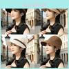 Summer Sun Hat With Large Brim And Breathable Polyester Fabric For Outdoor Activities