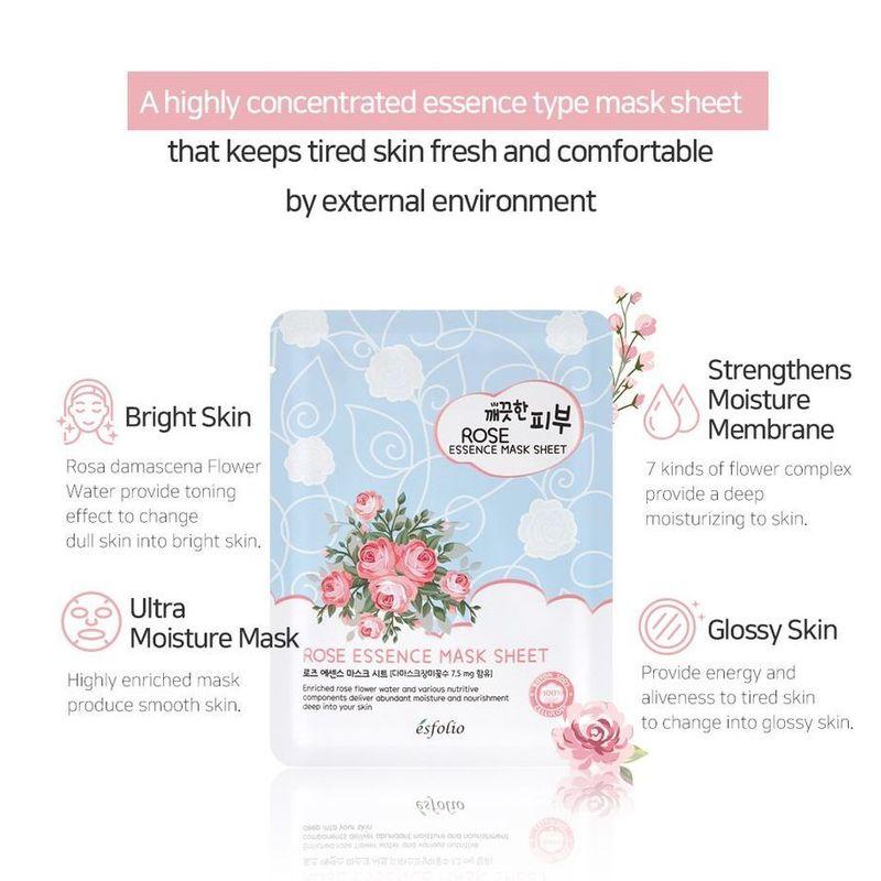 esfolio - Rose Essence Mask Sheet Set