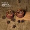Pinecone Diffuser Wood Home Diffuser Creative Fireless Aromatherapy Desktop Decorative Item Car Carrier Essential Oil Diffuser
