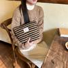 Ins Wind Winter Plush Cosmetic Bag Color Polka Dot Large Capacity Travel Skin Care Cosmetics Storage Bag Women