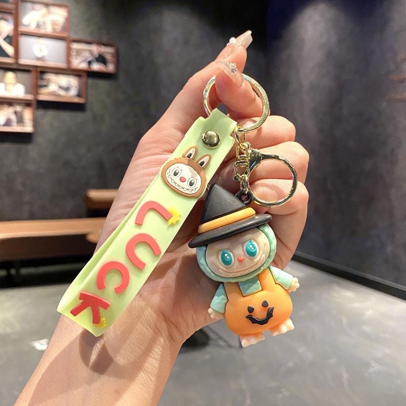 

Multicolored Cute Cartoon Pendant Keychain For Teen Gift And Decor Bag Pumpkin