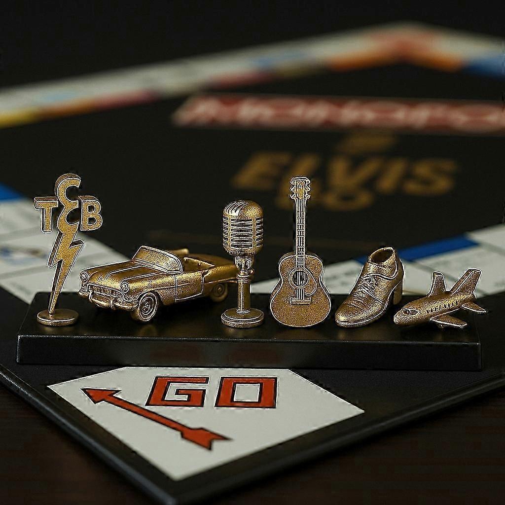 Das King of Rock Roll 90-jähriges Jubiläum Monopoly Brettspiel Sammleredition mit 8 Themen-Designs
