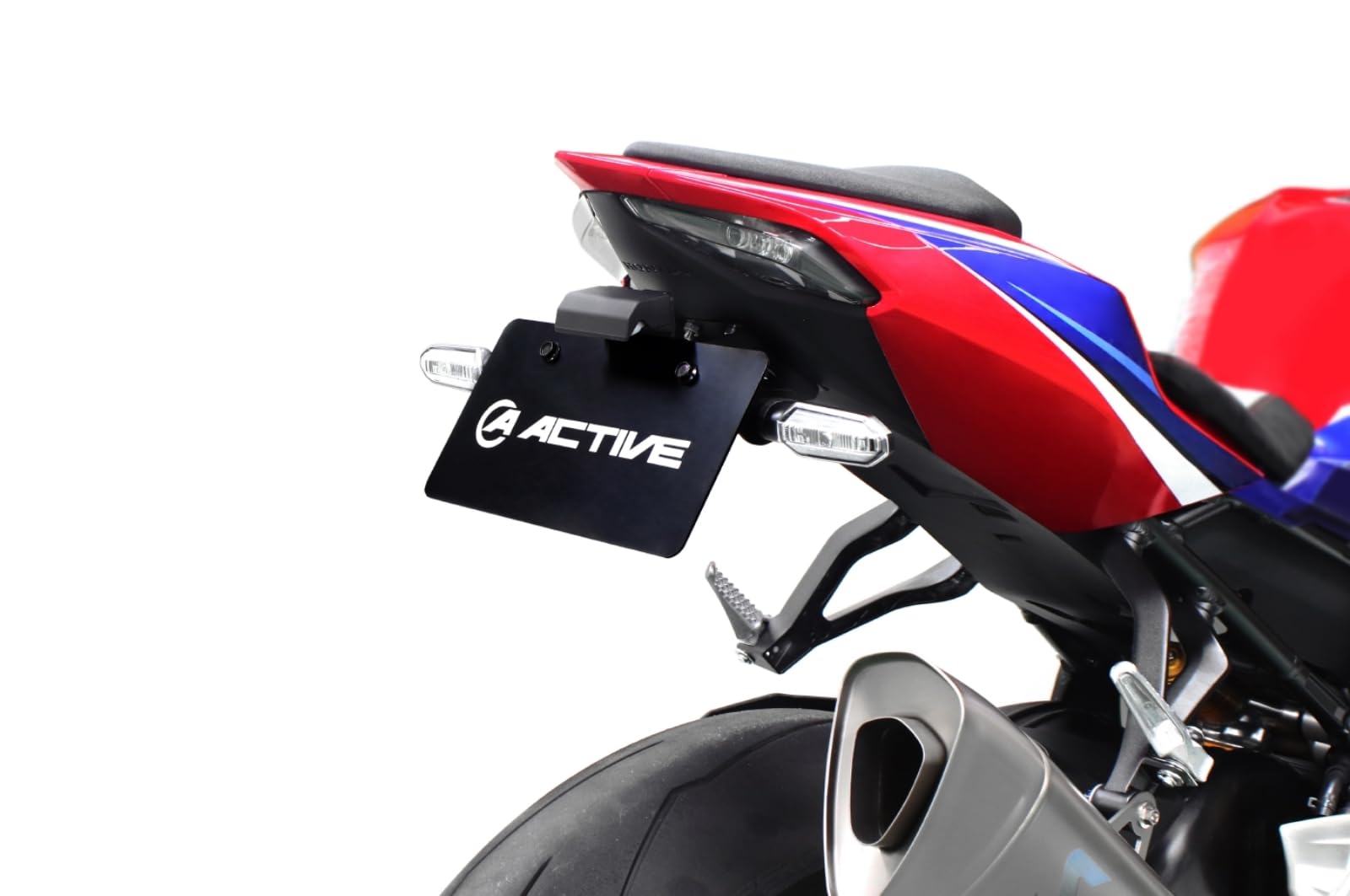 GUTS CHROME ACTIVE Комплект для удаления заднего крыла мотоцикла со светодиодной подсветкой номера для FIREBLADE SP CBR1000RR-R (Номер детали 1151100) чёрный