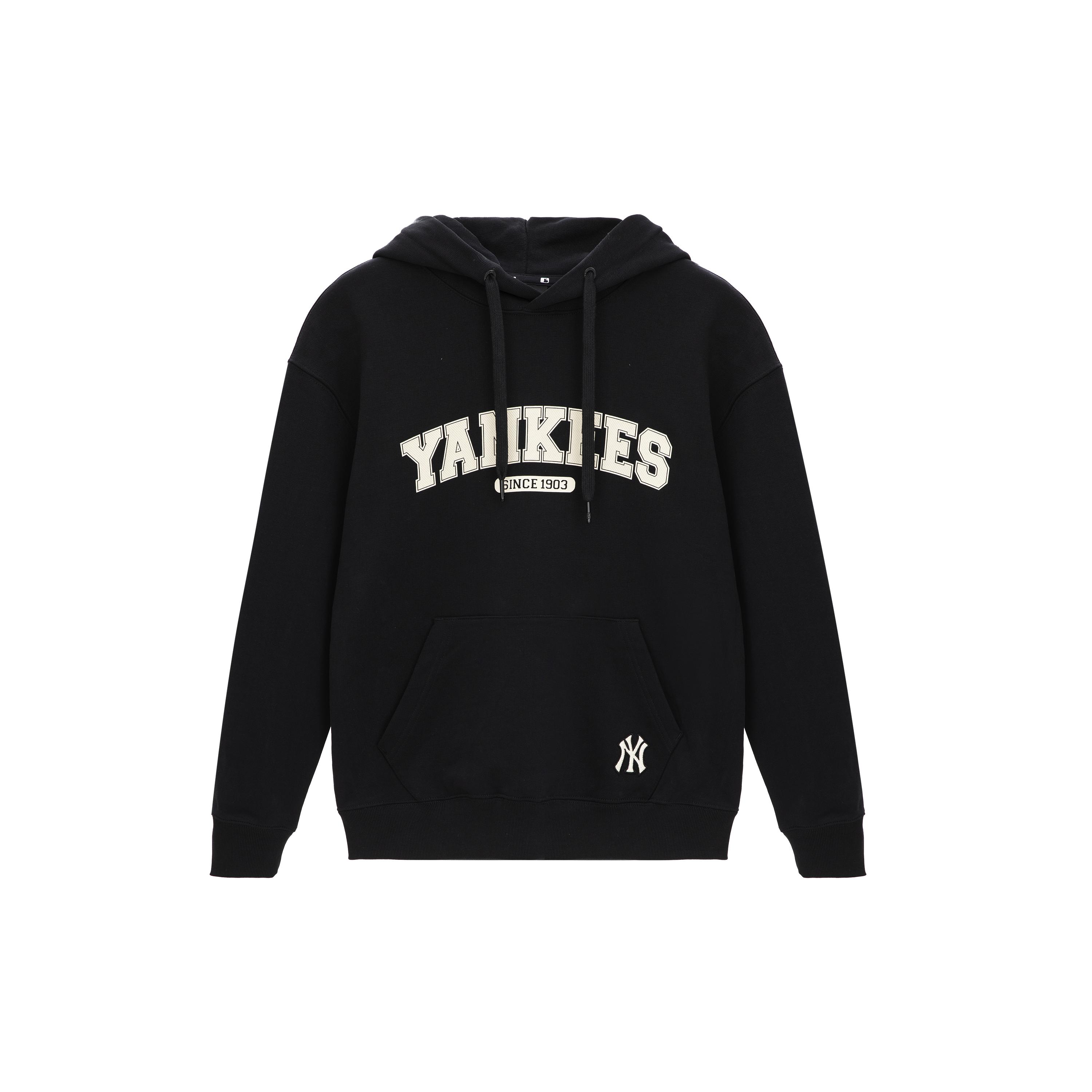 MLB New York Yankees Sweatshirts Unisex Hooded Moderate Regular 3AHDV0134-50BKS XS