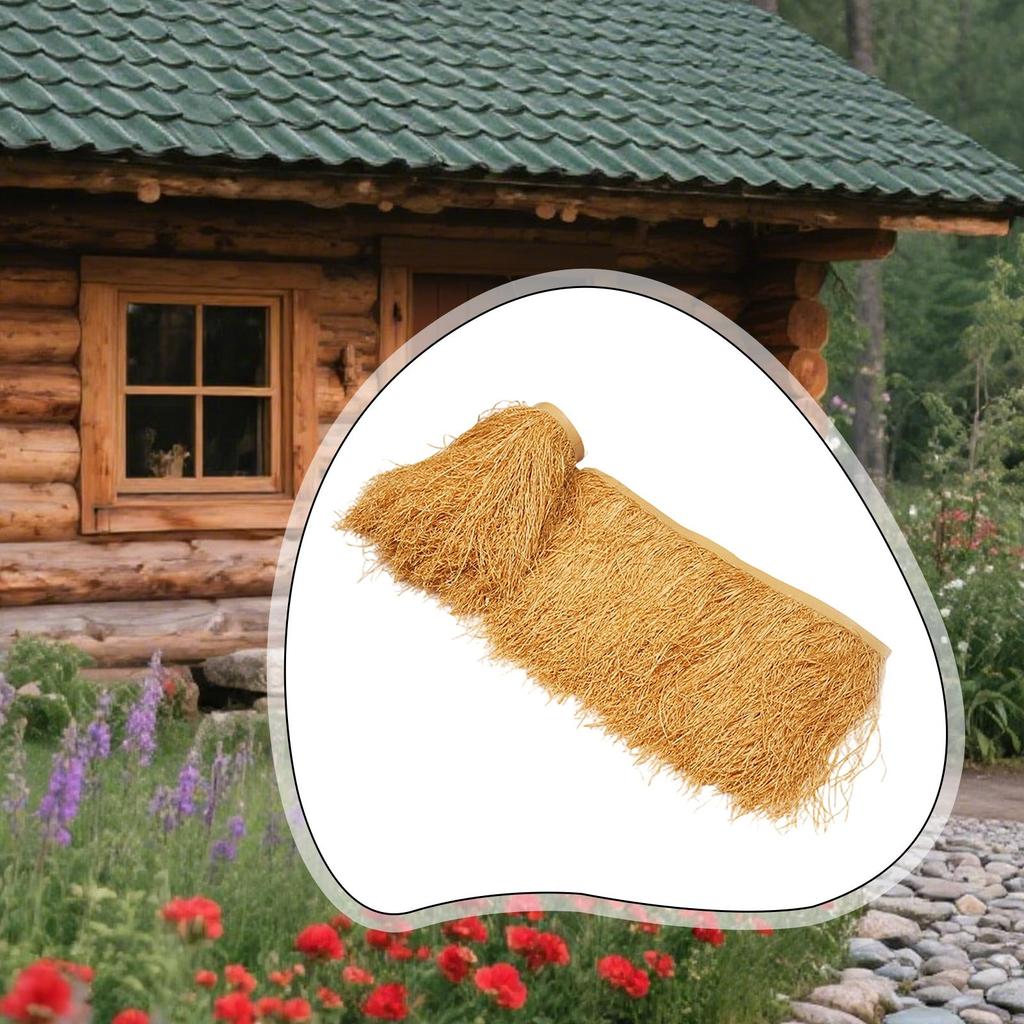Artificial Thatch Bar Hut Grass Shed Awning Realistic Garden Pavilion Decor for Patio Roofs Bar Poolside Canopies