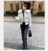 Women's Short Large Fur Collar Hooded Warm Cotton-padded Jacket