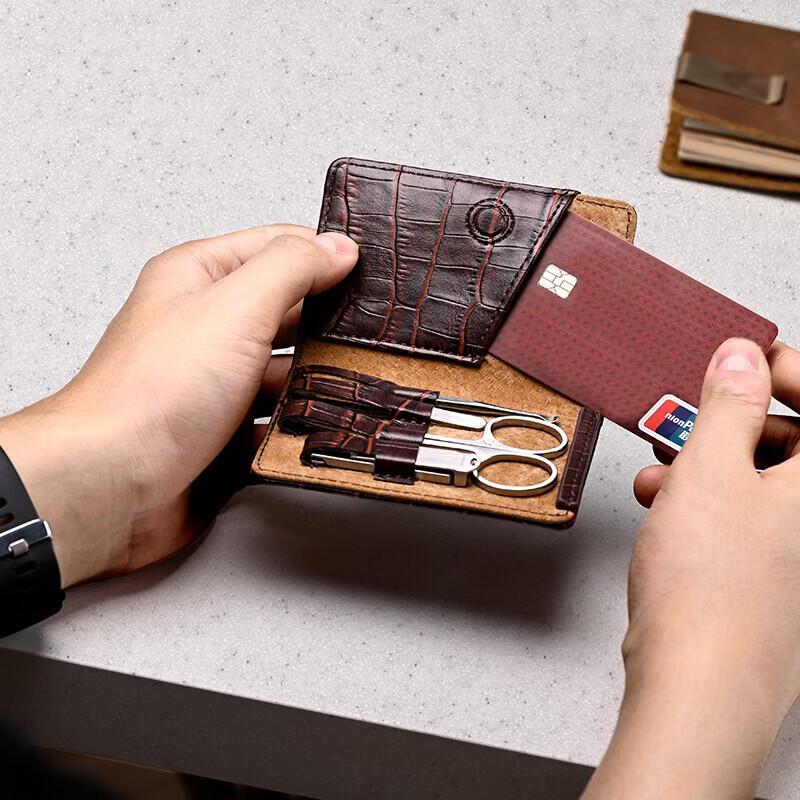 STONE Foldable Stainless Steel Nail Clipper 4-Piece Set