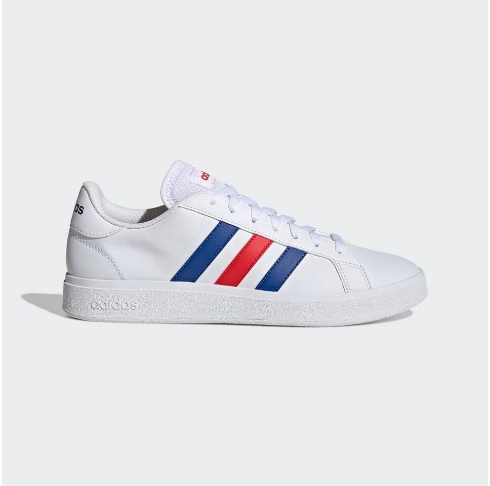 Adidas Grand Court Base 2.0 Sneakers Cloud White/ Royal Blue/ Vivid Red