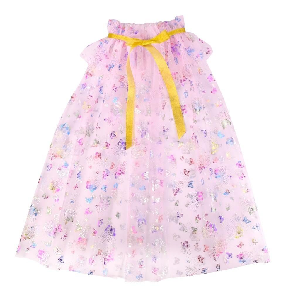 Cute Girls Princess Cape Mesh Elegant Dress Cape New Children Costume Cloak  Performance Accessory