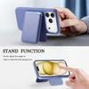 Magnetic Card Bag Leather Phone Case for IPhone 17 Pro Max Air 17 16E 16 Pro 15 14 Plus 13 Detachable Bracket Wallet Flip Cover