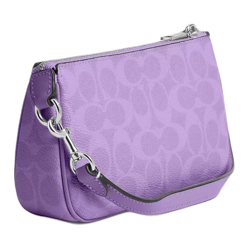 Coach Nolita Coated Canvas Shoulder Bag Small Women's Purple CW426-SVII