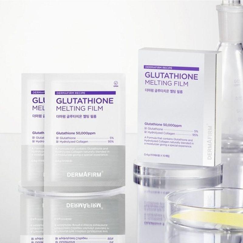 

DERMAFIRM Glutathione Melting Film 10 Sheets (1 BOX) FREE