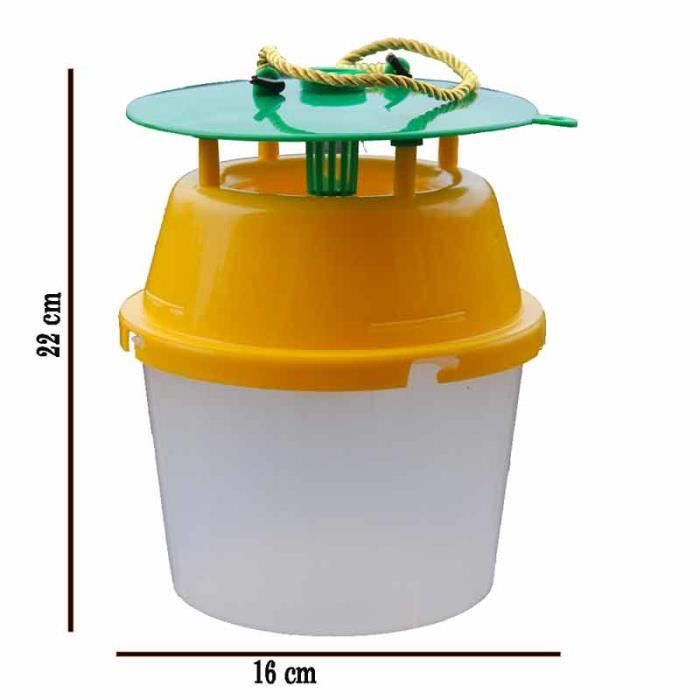 Piège pour pyrales du buis avec capsule de phéromone