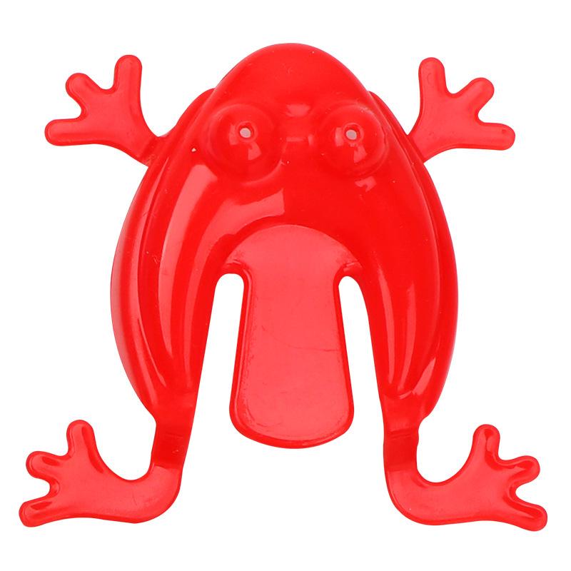 Plastic Jumping Frog - Classic Nostalgic Educational Toy for Children