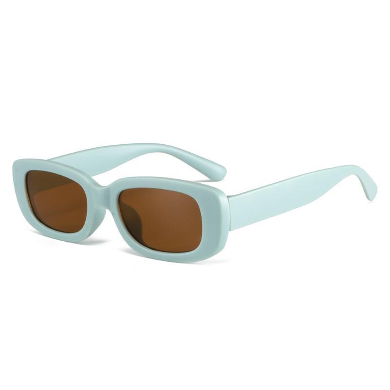 Children Retro Frosted Rectangle Sunglasses UV Resistant Cute Trendy Sun Glasses for Boys Girls Beach Holiday