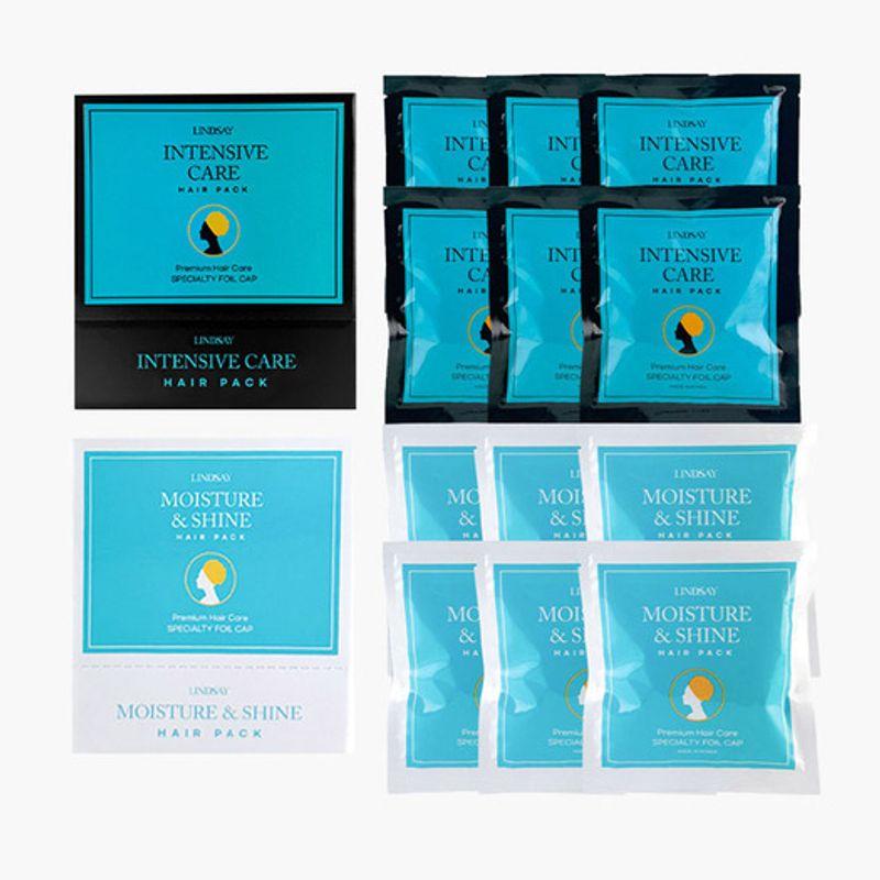 Lindsay Premium Clinic Care Hair Pack 6-pack (choose 1) Lindsay Intensive Care Hair Pack (6 sheets)