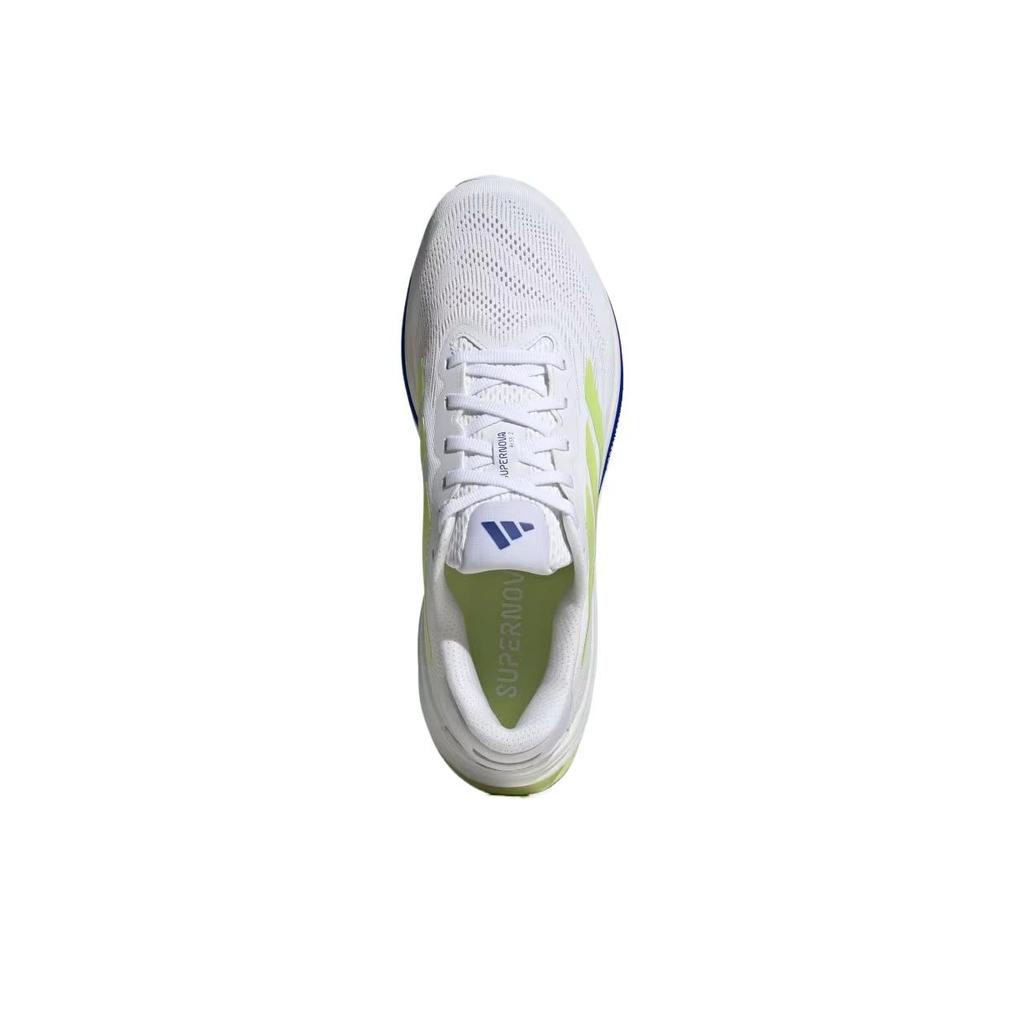 adidas סניקרס לגברים Adidas Supernova Rise 2 White Blue Pulse Lime Cloud-White Zero-Metallic IH8662