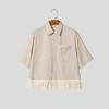 INCERUN Summer Men Short Sleeve Chain Decoration Striped Loose Casual Tassel Shirts Tops