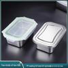304 Stainless Steel Food Storage Container with Lid