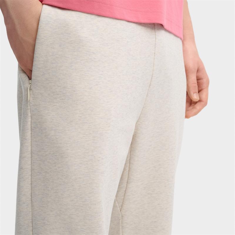 New FILA FILA MILANO Italian Luxury Sports Collection Knitted Sports Pants Men's Light Khaki Heather Gray F11M435604FLK