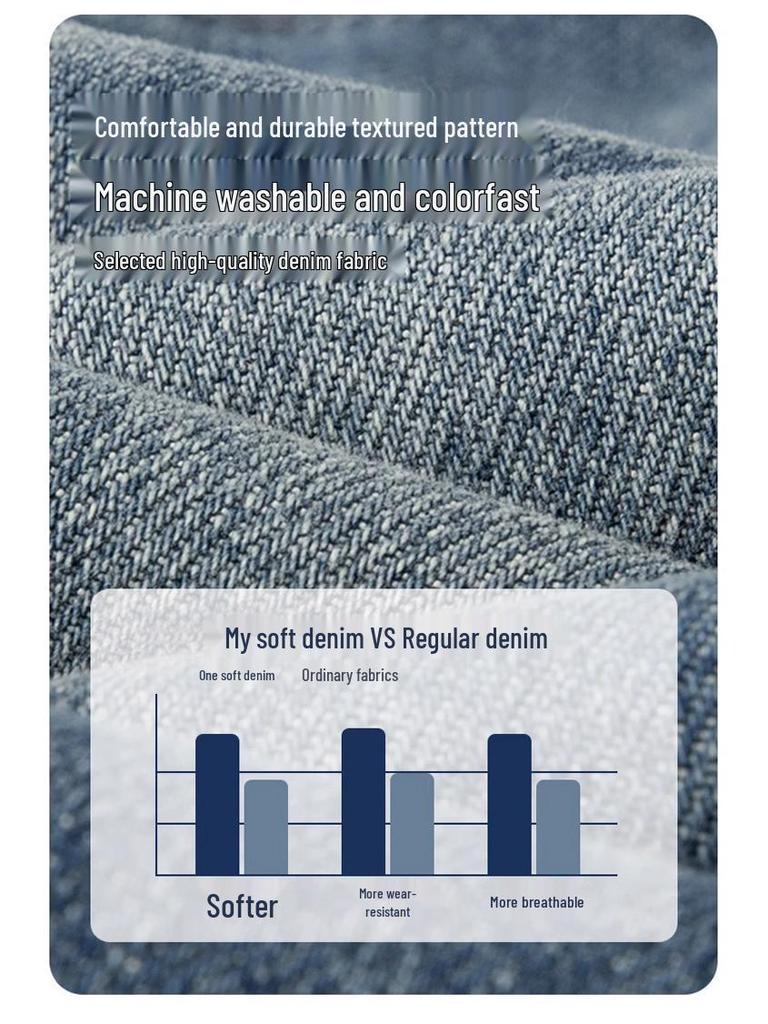 Boys' Street Style Jeans: 2025 New Spring/Autumn Straight Leg Pants for Kids