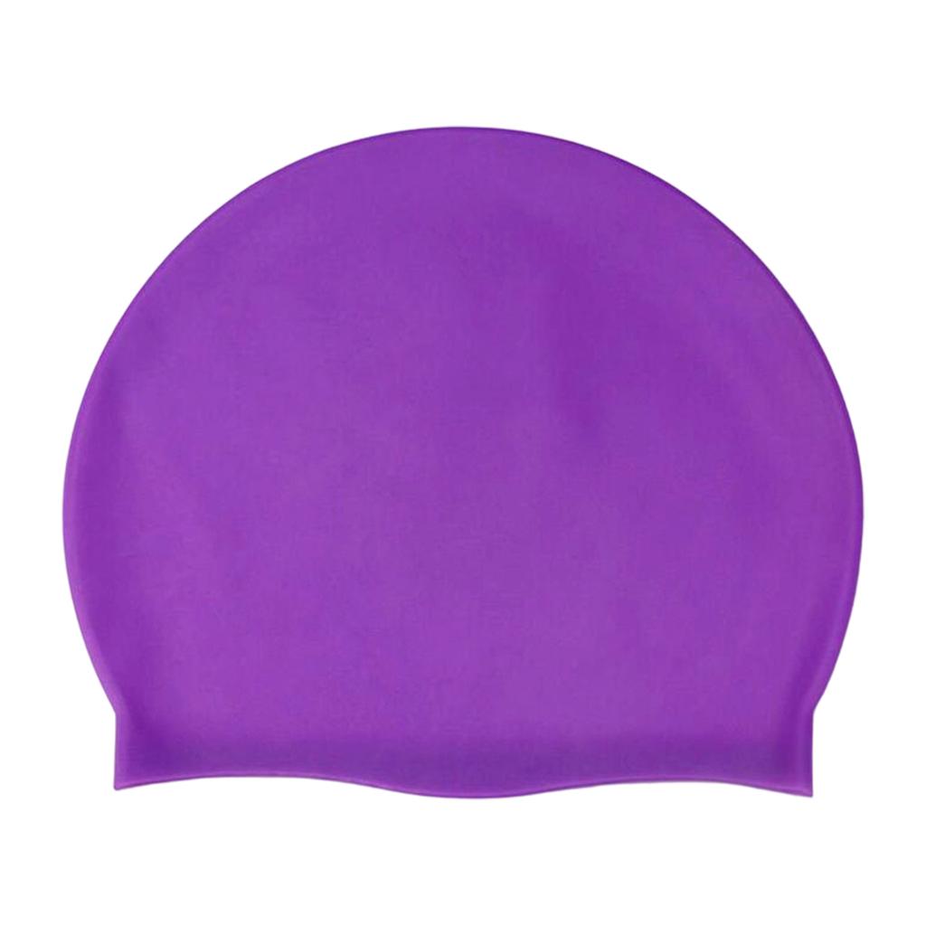 Silicone Swim Cap High Elasticity Waterproof Swimming Hat Ear Protection Comfortable Fit Stretchable Material Durable Design