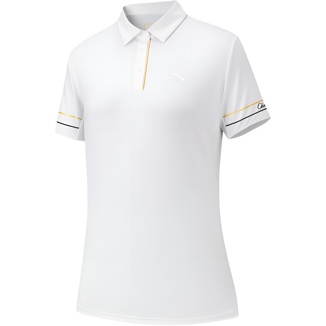 

Anta Color Block Comfortable Short Sleeve Polo Shirt Women tops 162627103-1 S