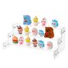 1set 3-Tier Assembled Transparent Acrylic Minifigure Display Risers Model Organizer Holder for Toys Action Figures Collectibles Clear