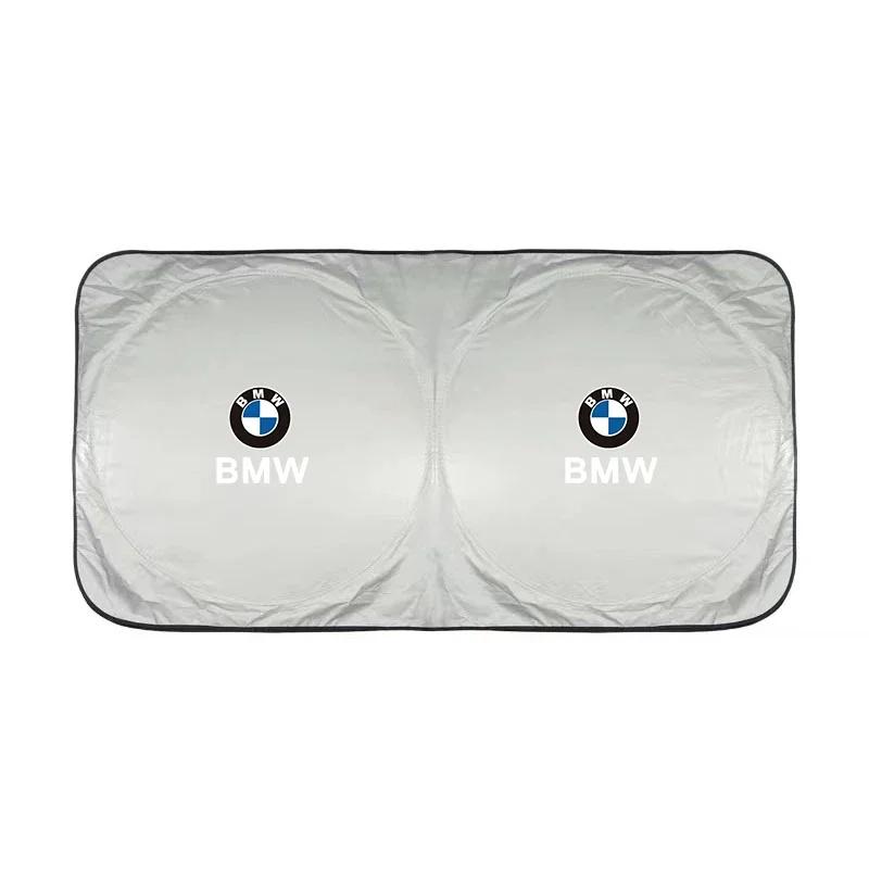 BWM1 Car Sticker Car Windshield Sun Shade Visor UV Protection Shield For BMW X1 X2 X3 X5 X4 X6 X7 G30 G20 G32 G11 G12 F40 F30 F20 F10