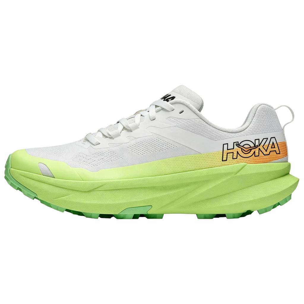HOKA ONE ONE Trail Running Shoes Men's White 1176650-FYZ