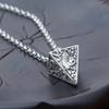 Men's Pyramid Pendant Necklace - Men's Necklace, Men's Accessory, Gift for Your Partner